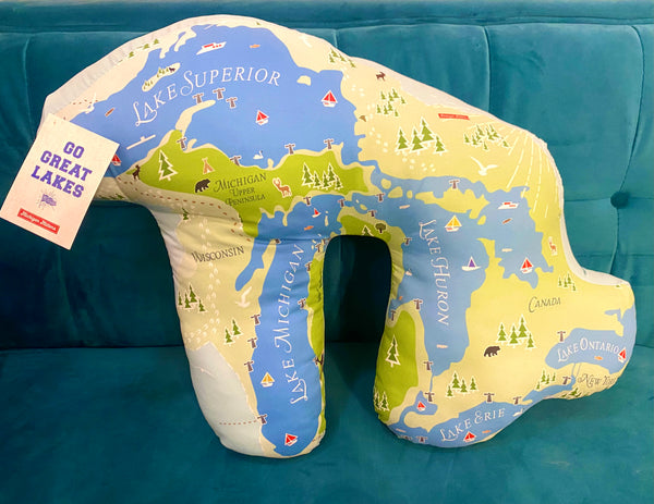 GO GREAT LAKES Deluxe Travel Pillow