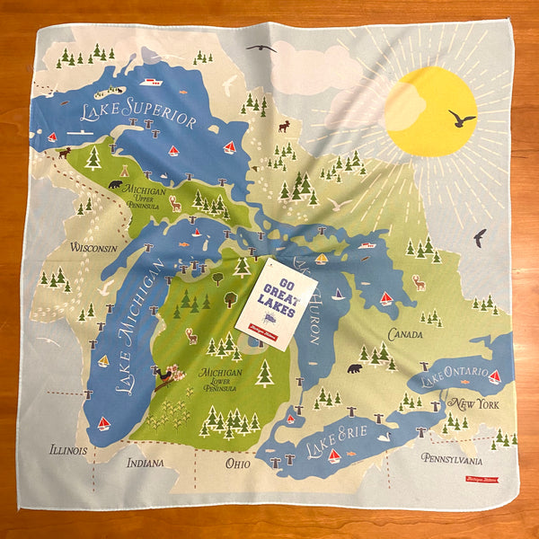 GO GREAT LAKES Deluxe Bandana