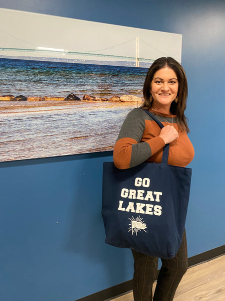 GO GREAT LAKES Reversible Tote Bag