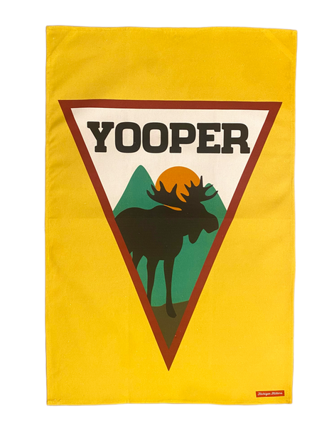 Michigan Tea Towel/Camp Flag