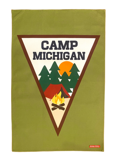 Michigan Tea Towel/Camp Flag