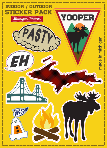 Best of the Mitten State Sticker Packs