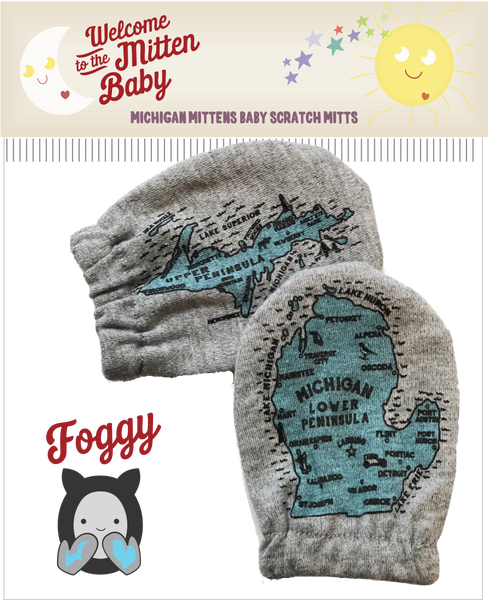 Michigan Mittens Baby Scratch Mitts
