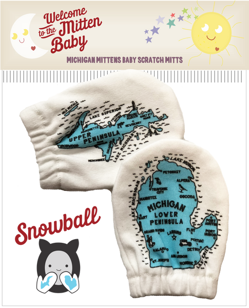 Michigan Mittens Baby Scratch Mitts