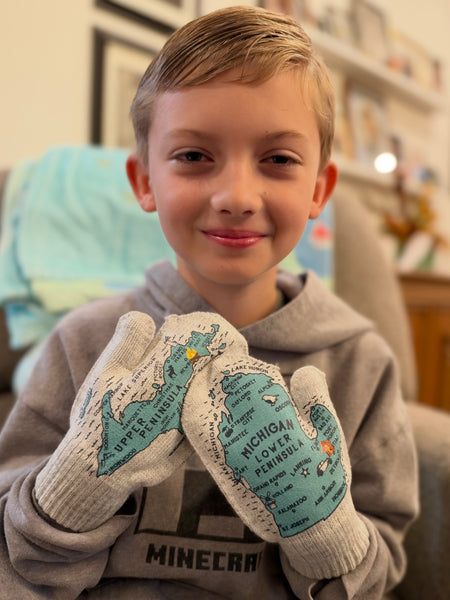 Youth Michigan Mittens + Iron-on Design Kit  *FREE* with purchase for a limited time!