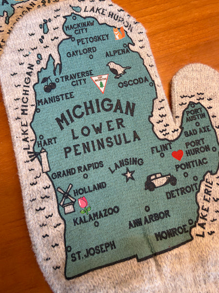 Original Michigan Mittens + "Memories of Michigan" Iron On Design Kit