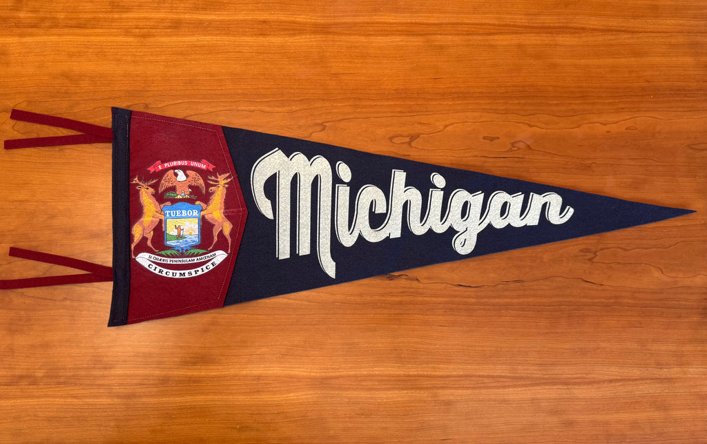 thumbnail image 2 of Central Michigan Chippewas 12x30 Felt Pennant - College Flags And Banners Co. 2 of 6