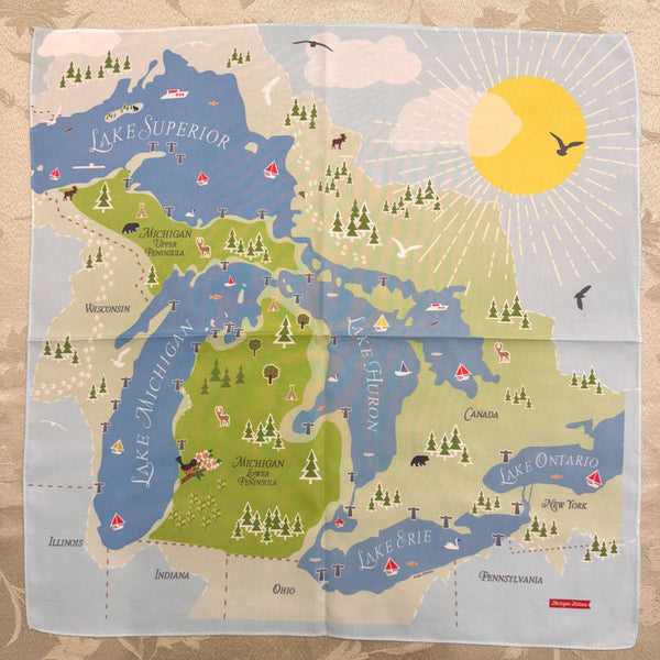 Great Lakes Cloth Napkins set of 4