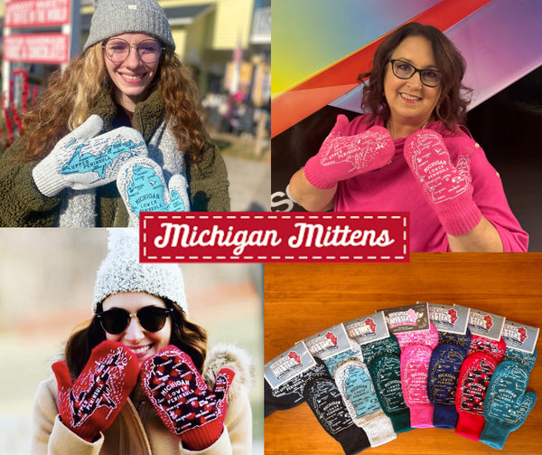NEW Pretty in PINK Michigan Mittens