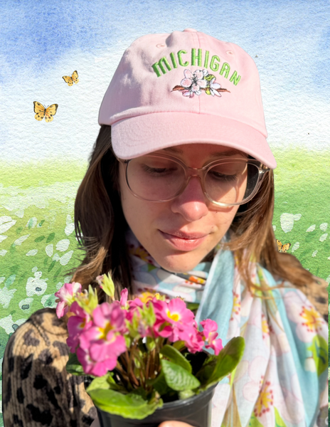 Michigan Apple Blossom Cap