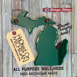 Hooked on Michigan-Decorative Wall Hook