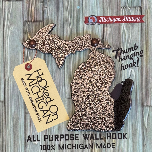 Hooked on Michigan-Decorative Wall Hook