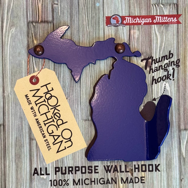 Hooked on Michigan-Decorative Wall Hook