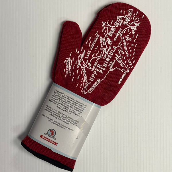Michigan L'Oven Mitts - Now we're cookin'