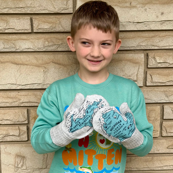 PRE-ORDER Youth Michigan Mittens