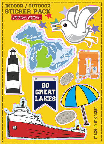 GO GREAT LAKES Sticker Pack