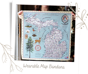 "WEAR THIS MAP" - Bandana