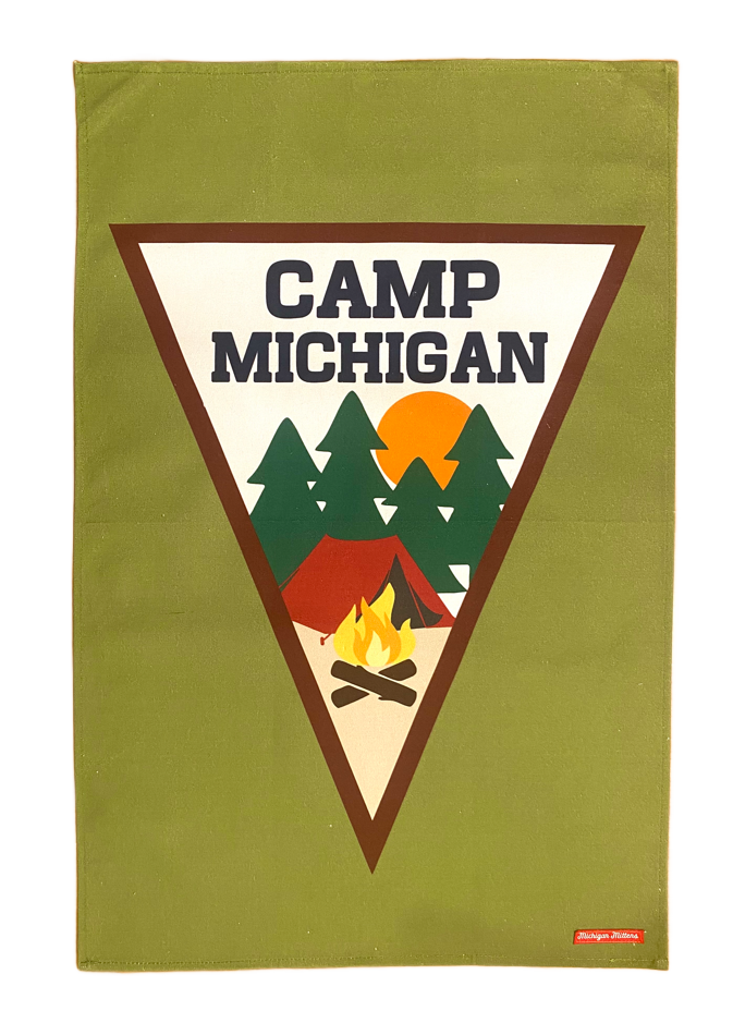 Michigan Tea Towel/Camp Flag