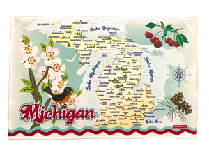 Michigan Tea Towel/Camp Flag