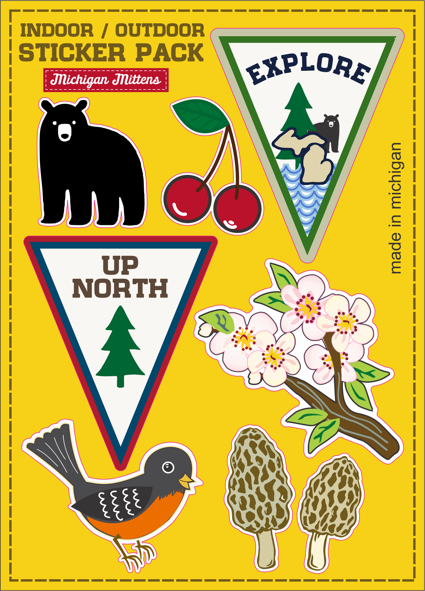 Best of the Mitten State Sticker Packs