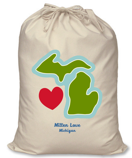 Organic Cotton Baby Laundry/Gift Bag