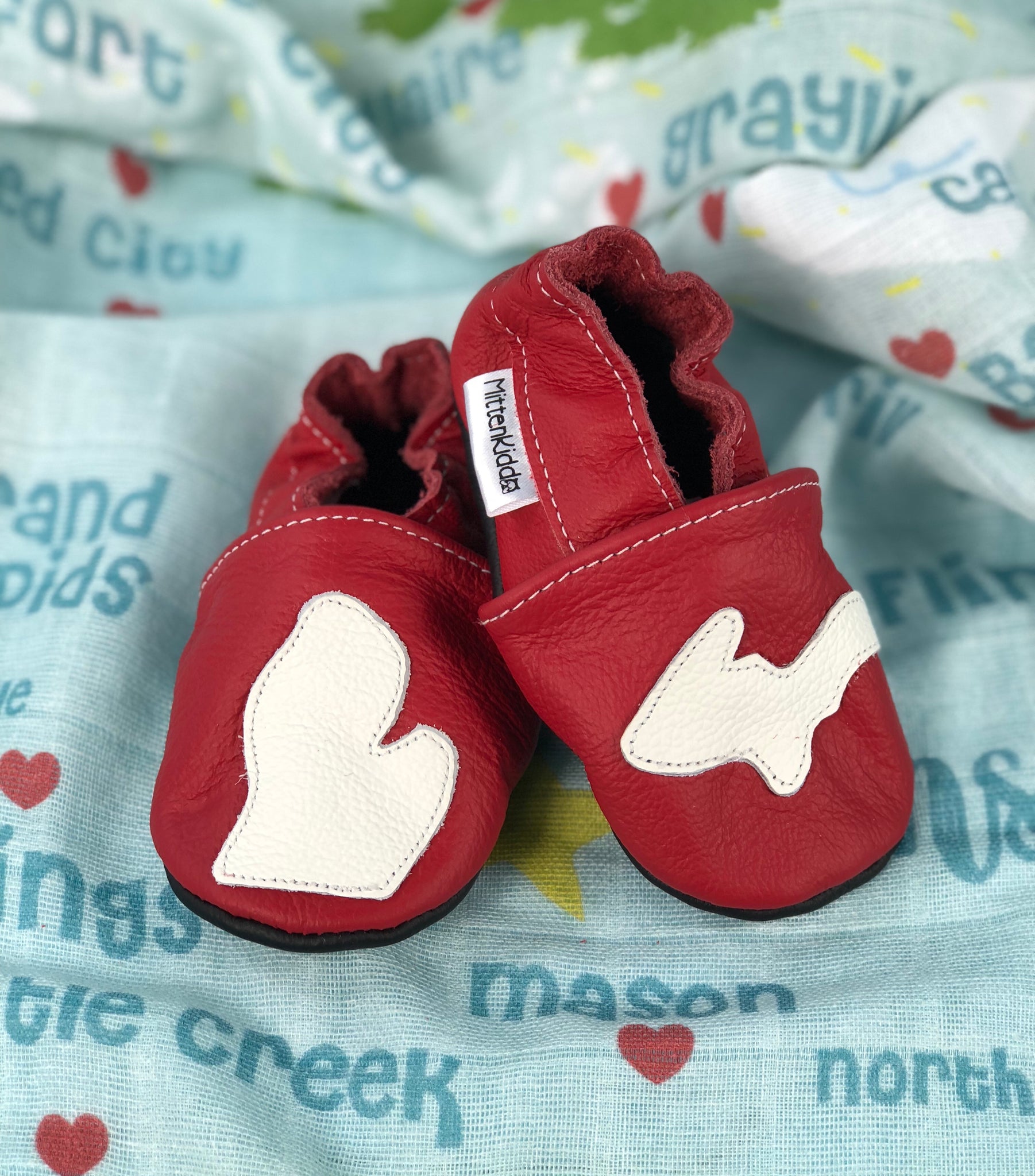 MITTEN KIDDO - Soft Leather Baby Shoes