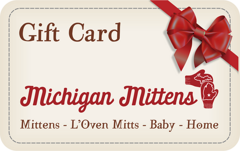 Michigan Mittens Money Gift Card