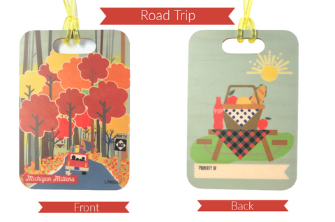 Maple Wood Luggage Tags